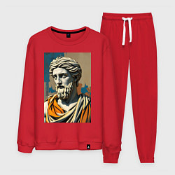 Мужской костюм Античная статуя в теплых тонах