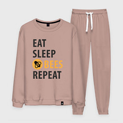 Мужской костюм Еда сон пчёлы