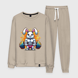 Мужской костюм Gym bunny barbell