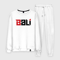 Костюм хлопковый мужской Bali, цвет: белый
