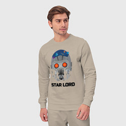 Костюм хлопковый мужской Star lord, цвет: миндальный — фото 2