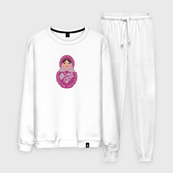 Мужской костюм Матрёшка в розовом