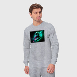 Костюм хлопковый мужской Космическая дымка, цвет: меланж — фото 2