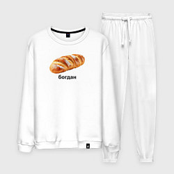 Костюм хлопковый мужской Богдан Хлеб, цвет: белый
