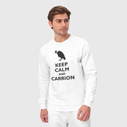 Костюм хлопковый мужской Carrion, цвет: белый — фото 2