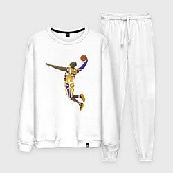 Костюм хлопковый мужской Kobe Bryant dunker, цвет: белый