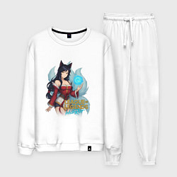 Костюм хлопковый мужской Ари Лига Легенд, цвет: белый