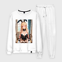 Костюм хлопковый мужской Зайка Марин Китагава, цвет: белый