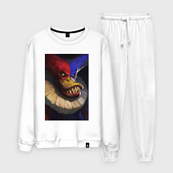 Костюм хлопковый мужской Черный плащ - Квага, цвет: белый