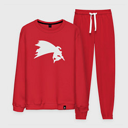 Костюм хлопковый мужской Fight Batman, цвет: красный