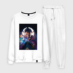 Костюм хлопковый мужской Стрэндж, цвет: белый