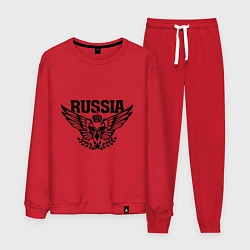 Костюм хлопковый мужской Russia: Empire Eagle, цвет: красный