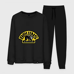 Костюм хлопковый мужской HC Boston Bruins Label, цвет: черный
