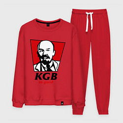 Костюм хлопковый мужской KGB: So Good, цвет: красный
