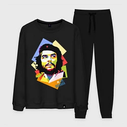 Костюм хлопковый мужской Che Guevara Art, цвет: черный