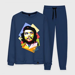 Костюм хлопковый мужской Che Guevara Art, цвет: тёмно-синий