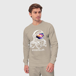 Костюм хлопковый мужской Interstellar Spaceman, цвет: миндальный — фото 2