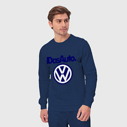 Костюм хлопковый мужской Volkswagen Das Auto, цвет: тёмно-синий — фото 2