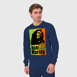 Костюм хлопковый мужской Bob Marley: Jamaica, цвет: тёмно-синий — фото 2