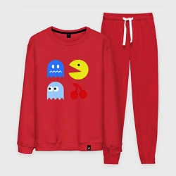 Костюм хлопковый мужской Pac-Man Pack, цвет: красный