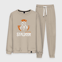 Костюм хлопковый мужской STALKER: Online, цвет: миндальный