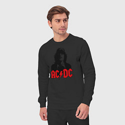 Костюм хлопковый мужской AC/DC Madness, цвет: черный — фото 2