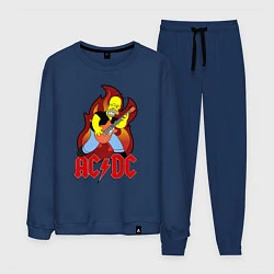 Мужской костюм AC/DC Homer