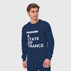 Костюм хлопковый мужской Together in A State of Trance, цвет: тёмно-синий — фото 2