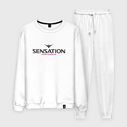 Костюм хлопковый мужской Sensation: Wicked Wonderland, цвет: белый