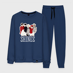 Костюм хлопковый мужской Shinee, цвет: тёмно-синий