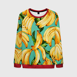 Свитшот мужской Банан, цвет: 3D-красный