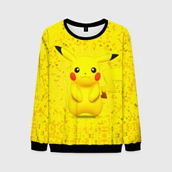 Свитшот мужской Pikachu, цвет: 3D-черный