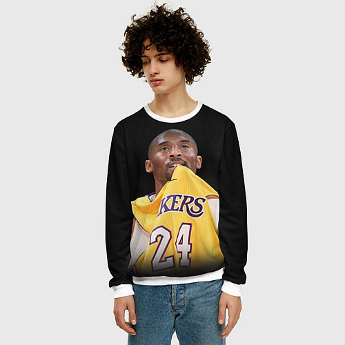 Мужской свитшот Kobe Bryant / 3D-Белый – фото 3