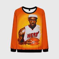Свитшот мужской LeBron James: Heat, цвет: 3D-черный