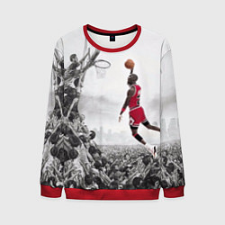 Свитшот мужской Michael Jordan NBA, цвет: 3D-красный