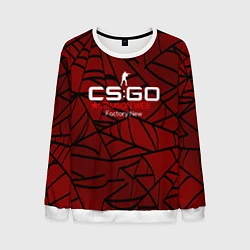 Мужской свитшот Cs:go - Crimson Web Style Factory New Кровавая пау