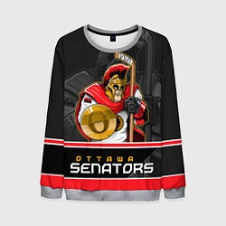 Свитшот мужской Ottawa Senators, цвет: 3D-меланж