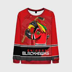 Свитшот мужской Chicago Blackhawks, цвет: 3D-красный