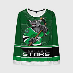 Свитшот мужской Dallas Stars, цвет: 3D-белый