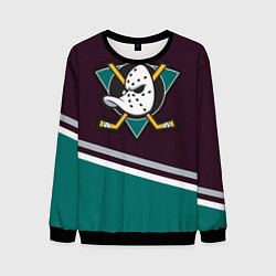 Свитшот мужской Anaheim Ducks, цвет: 3D-черный