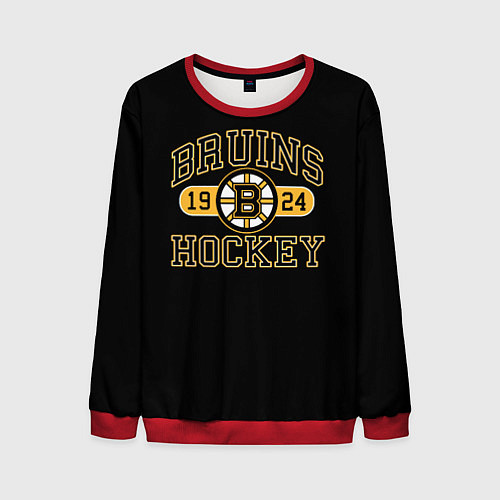 Мужской свитшот Boston Bruins: Est.1924 / 3D-Красный – фото 1