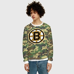 Свитшот мужской Bruins Camouflage, цвет: 3D-белый — фото 2