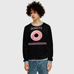 Свитшот мужской Donuts, цвет: 3D-меланж — фото 2