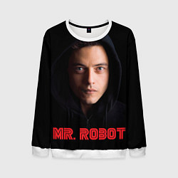 Свитшот мужской Mr. Robot, цвет: 3D-белый