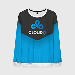 Свитшот мужской Cloud 9 Uniform, цвет: 3D-белый