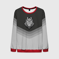 Свитшот мужской G2 Esports Uniform, цвет: 3D-красный