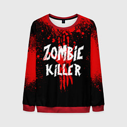 Свитшот мужской Zombie Killer, цвет: 3D-красный