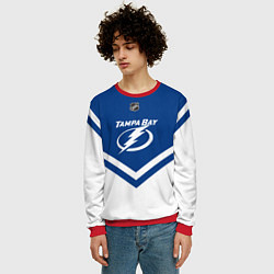 Свитшот мужской NHL: Tampa Bay Lightning, цвет: 3D-красный — фото 2