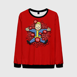 Свитшот мужской Nuka Cola Paradise, цвет: 3D-черный