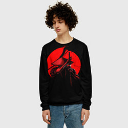 Свитшот мужской Сила самурая, цвет: 3D-черный — фото 2